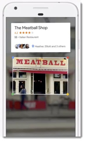 Google Lens - store