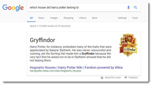 Google Featured Snippet