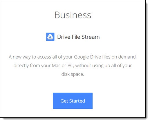 Google Drive File Stream
