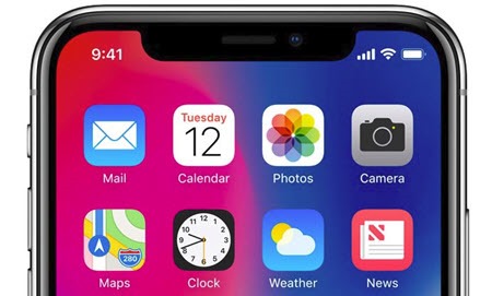 Apple iPhone X notch