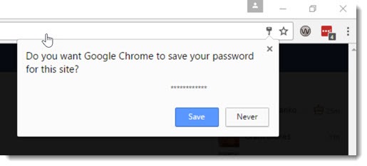saving passwords in chrome is better