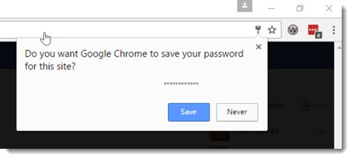 google chrome password manager location