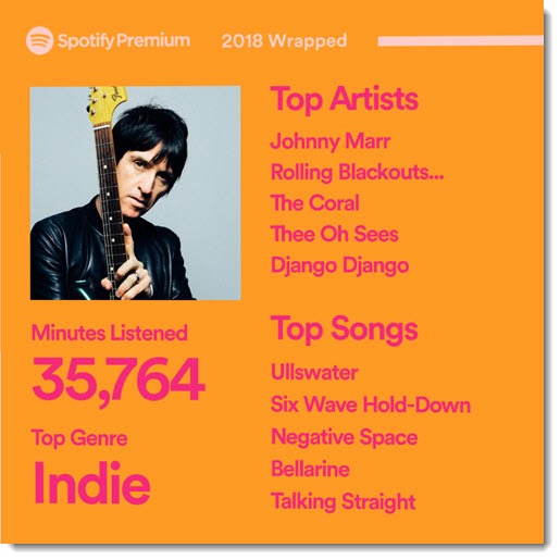 Bruceb Spotify Wrapped 2018
