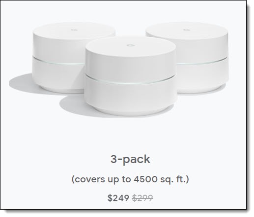 Google Wifi - 3 pack