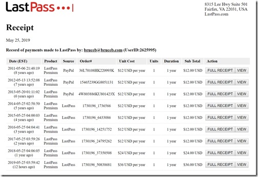 lastpass pricing plans