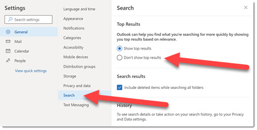 outlook 2016 for mac search returns no results