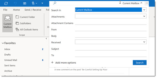 Outlook Search Bar Is Changing | Consulting