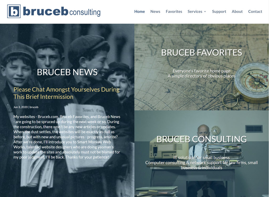 Bruceb.com home page