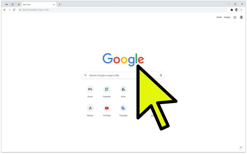 How to change mouse cursor in Google Chrome browser 