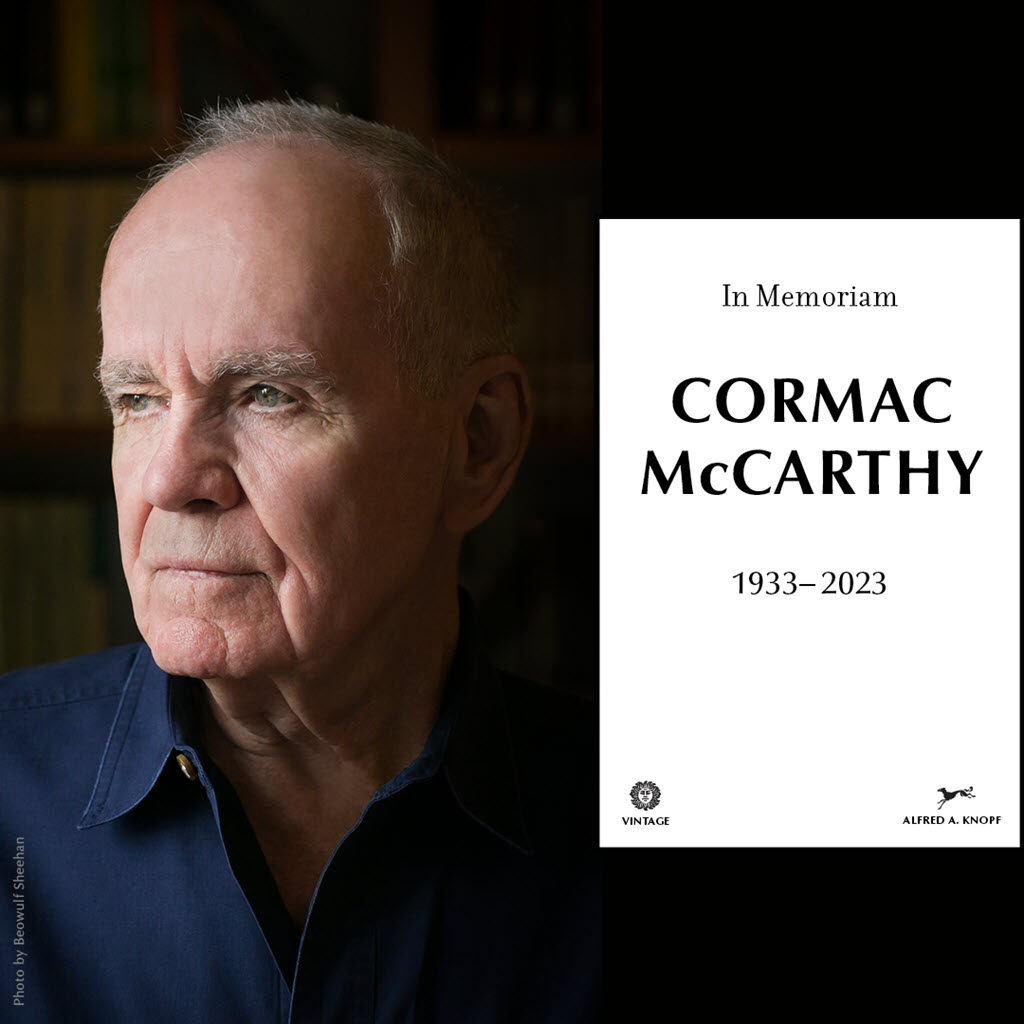 RIP Cormac McCarthy Bruceb Consulting